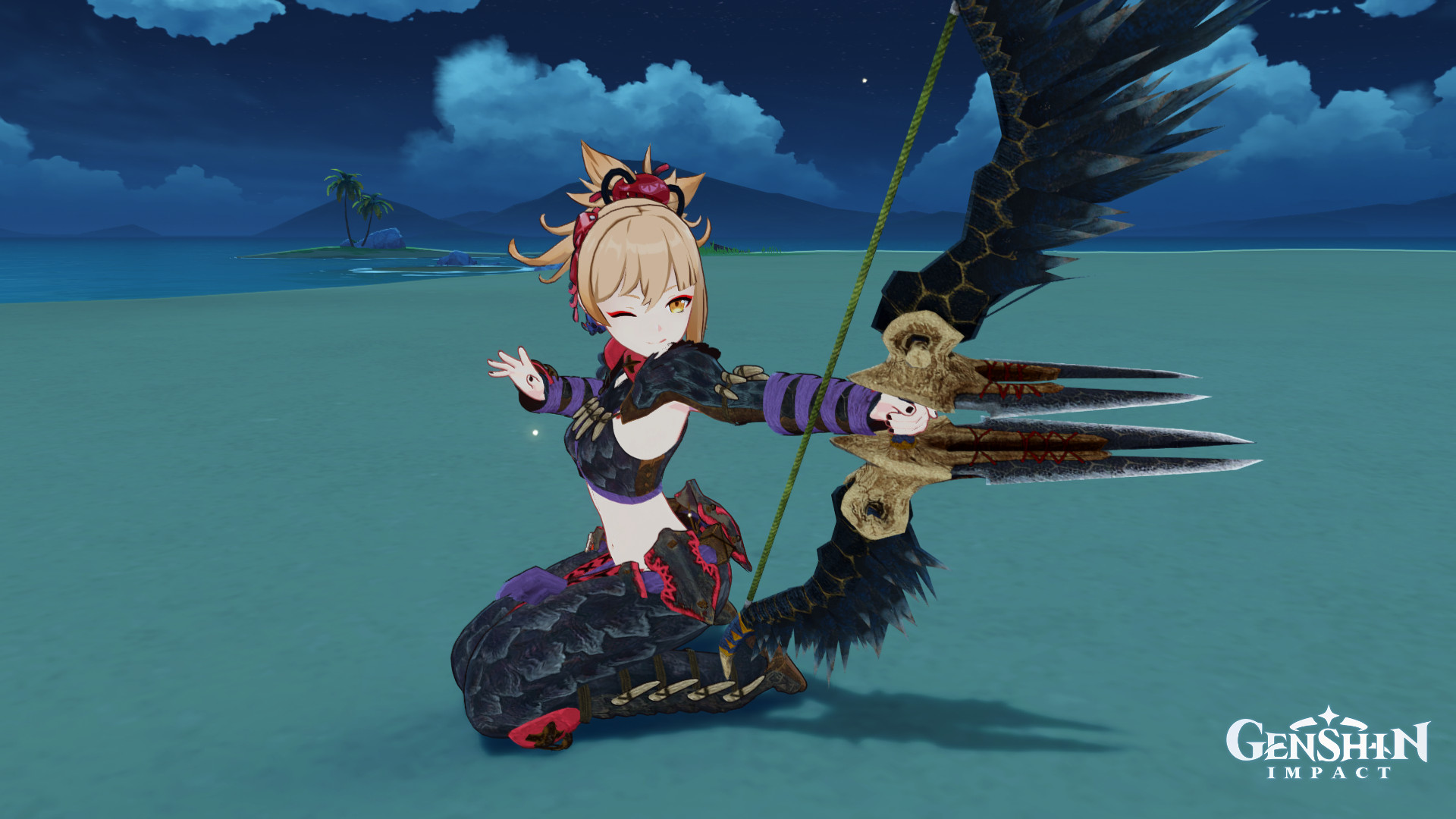 Yoimiya - Nargacuga Armor