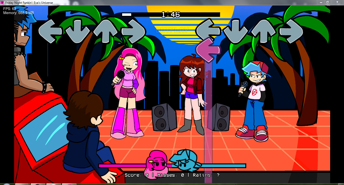 Friday night funkin Eva's universe(cancelled demo)