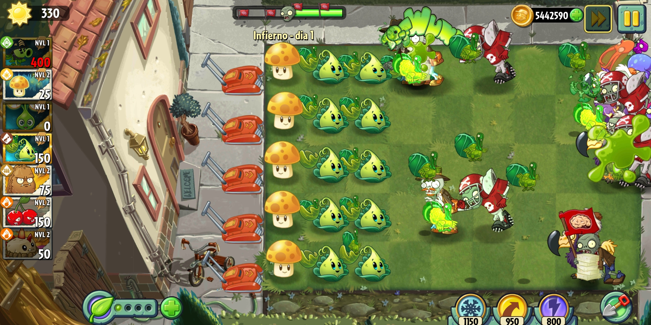 Flourished Levels [Plants vs. Zombies 2: It's About Time] [Mods]