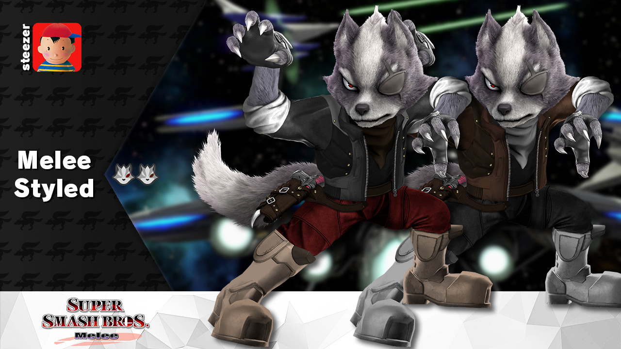 Melee Styled Wolf [Super Smash Bros. Ultimate] [Mods]