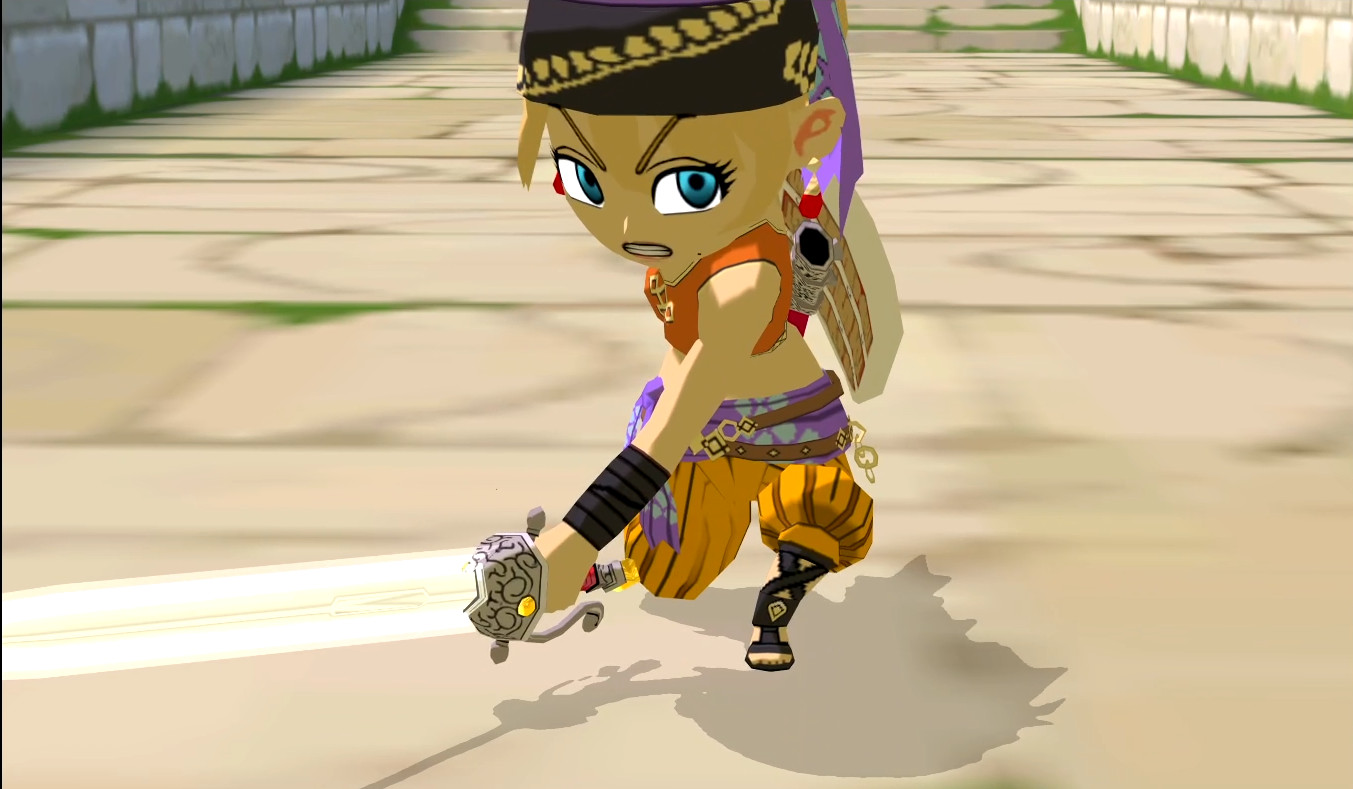 Anlucia from DQX now playable in Zelda Wind Waker : r/dragonquest