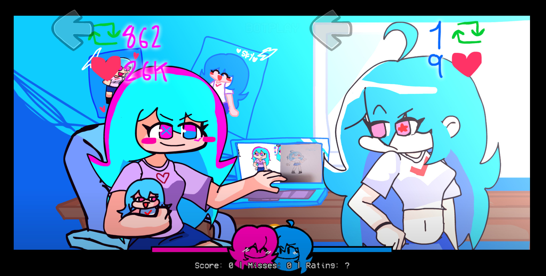 Bird app but Skarlet & Skarry sing it!