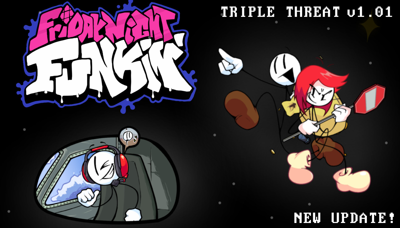 TRIPLE THREAT - A Henry Stickmin T. Trouble Cover