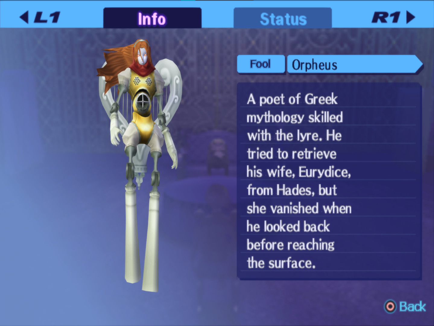 Female Orpheus [Persona 3 FES] [Mods]