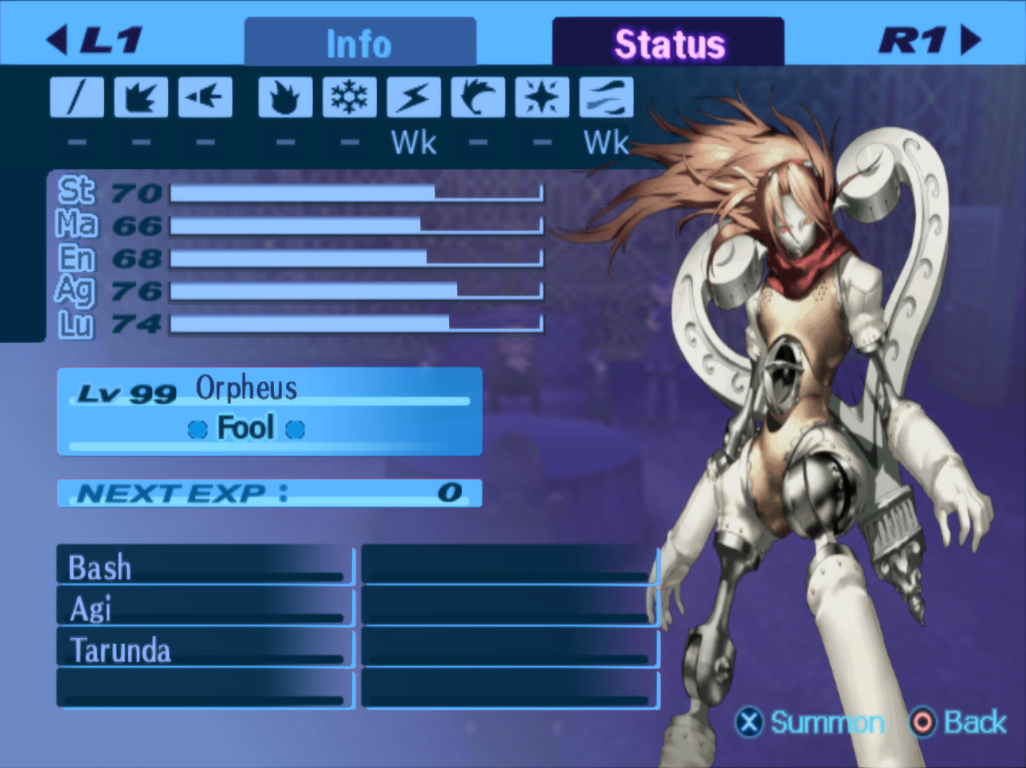 Female Orpheus [Persona 3 FES] [Mods]