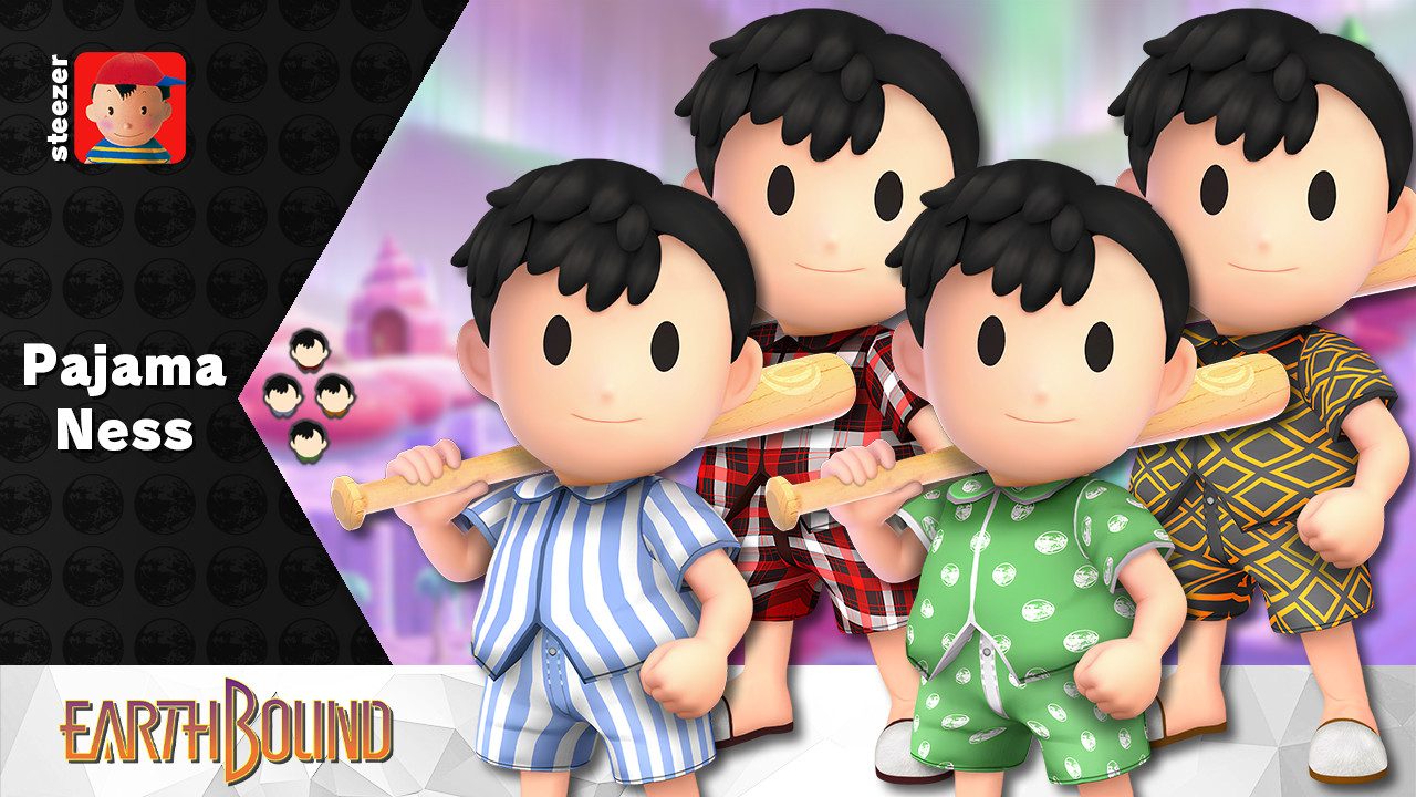 Pajama Ness [Super Smash Bros. Ultimate] [Mods]