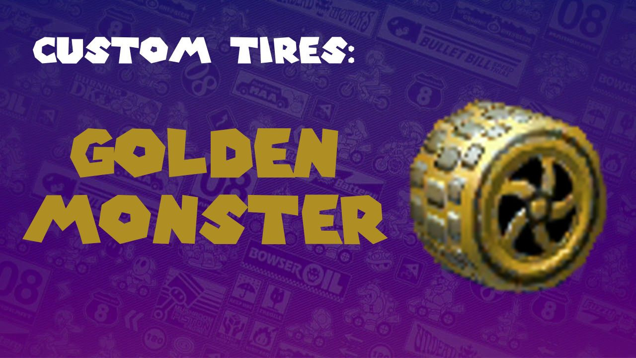Golden Monster Tires [Mario Kart 7] [Mods]