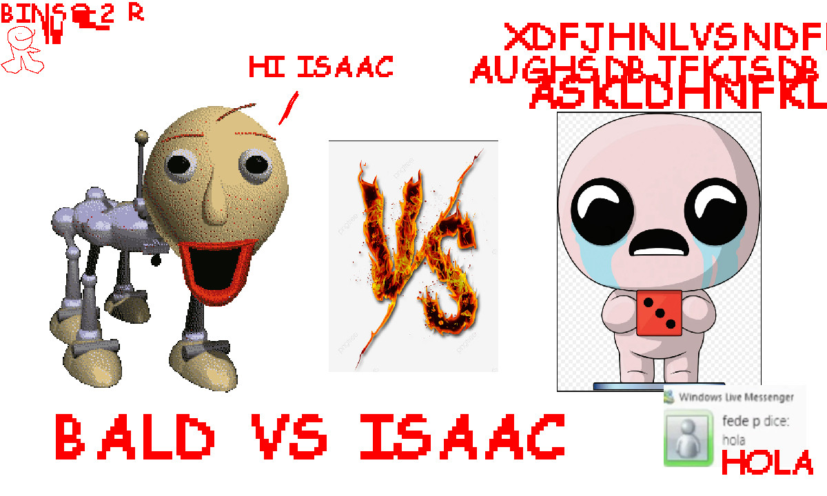 Bald vs isaac [Friday Night Funkin'] [Mods]