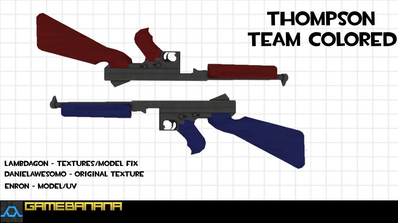 Team Colored Thompson [Team Fortress 2] [Mods]