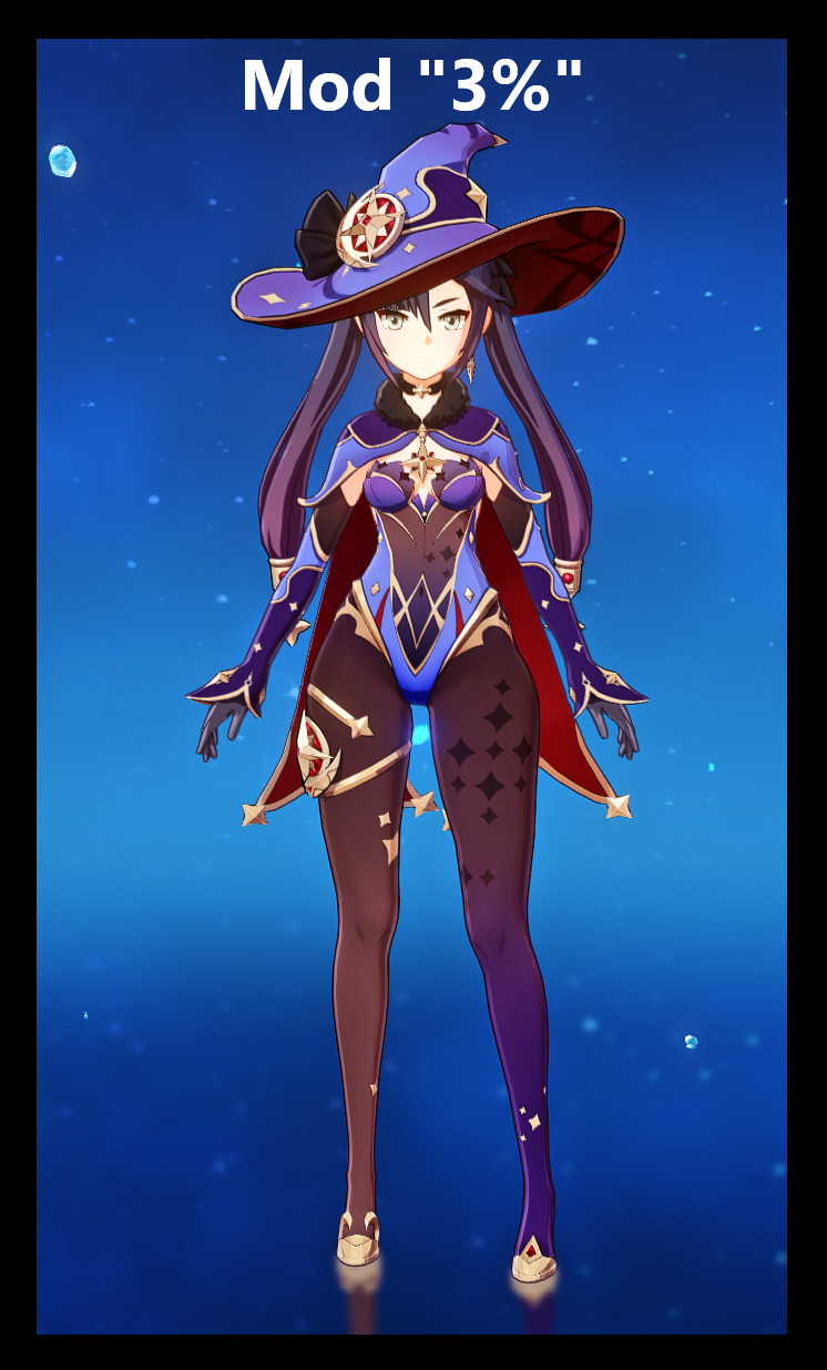 Mona "3%" Thiccer + 4k + Decensored + 4 Variants