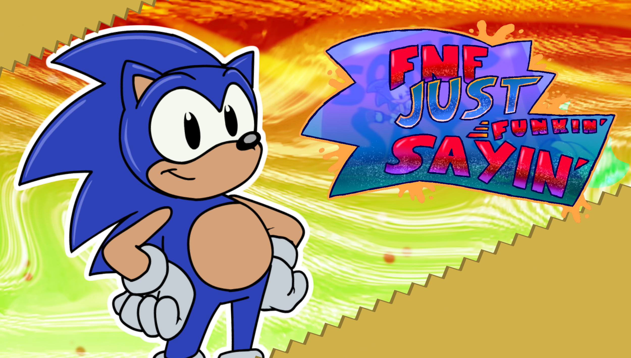 FNF Just Funkin' Sayin' (VS.AoSth Sonic)