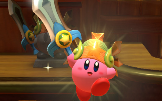 Ultra Sword Kirby over Morpho Knight Sword [Kirby and the Forgotten Land]  [Mods]