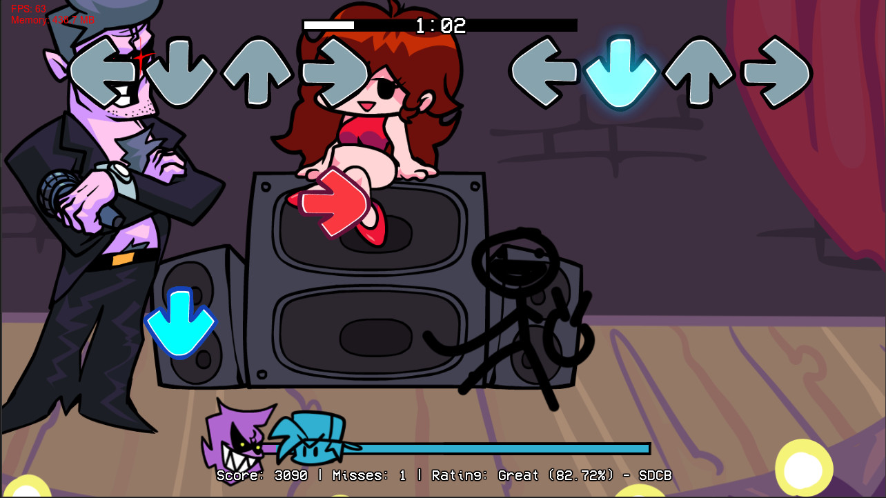 fnf, but the bf was made in 8 minutes