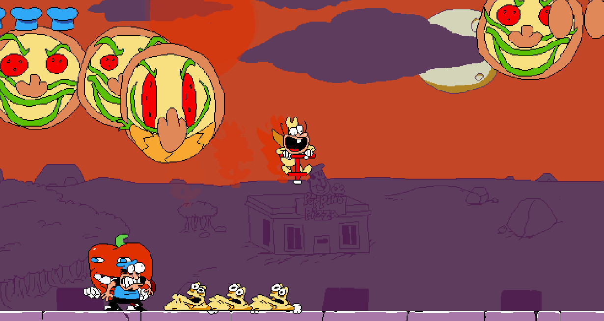 Harder Pizza Face [Pizza Tower] [Mods]