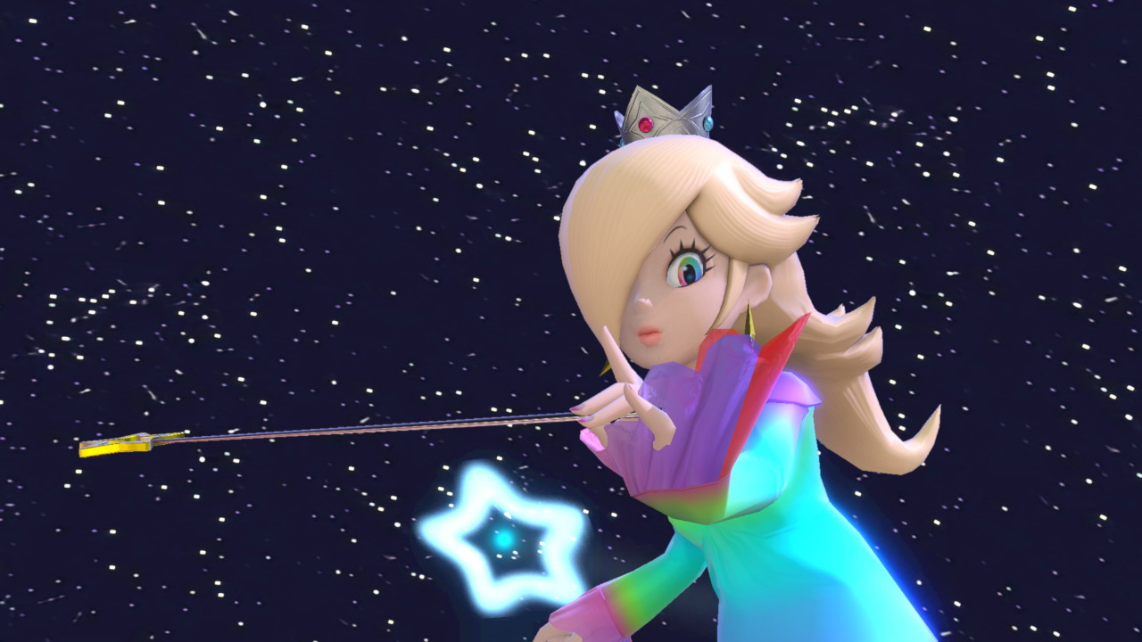 Rainbow Road Mario & Rosalina [Super Smash Bros. Ultimate] [Mods]