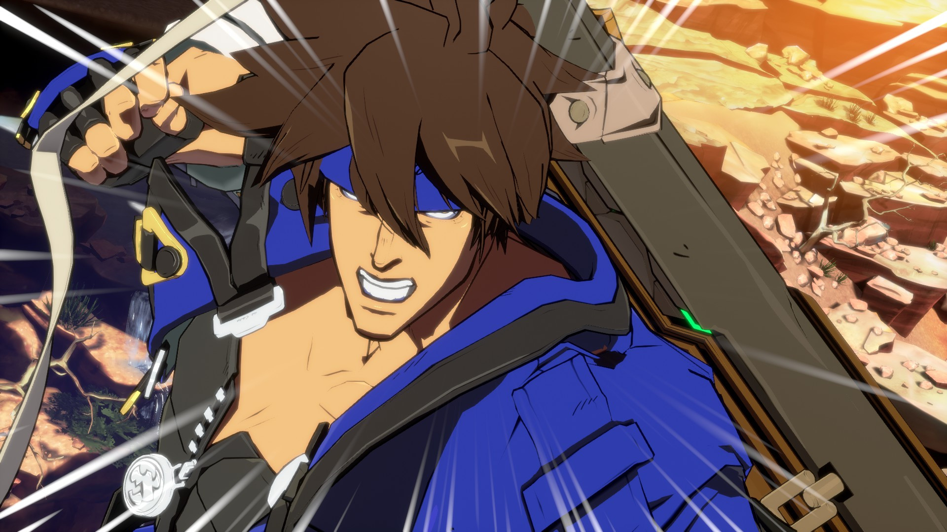 Sol Badguy blue recolor Mod for GUILTY GEAR -STRIVE- | GGST Mods