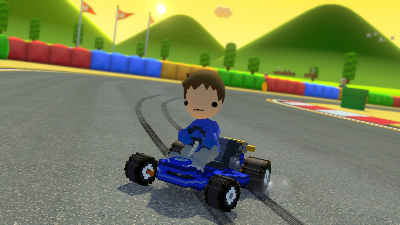 MKT 8Bit Pipe Frame and Tires (with colors) [Mario Kart 8 Deluxe] [Mods]