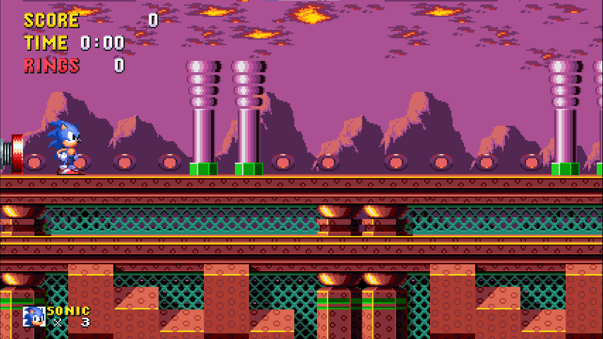 SONIC 1 FOREVER ESTILO MASTER SYSTEM + HYPER SONIC 