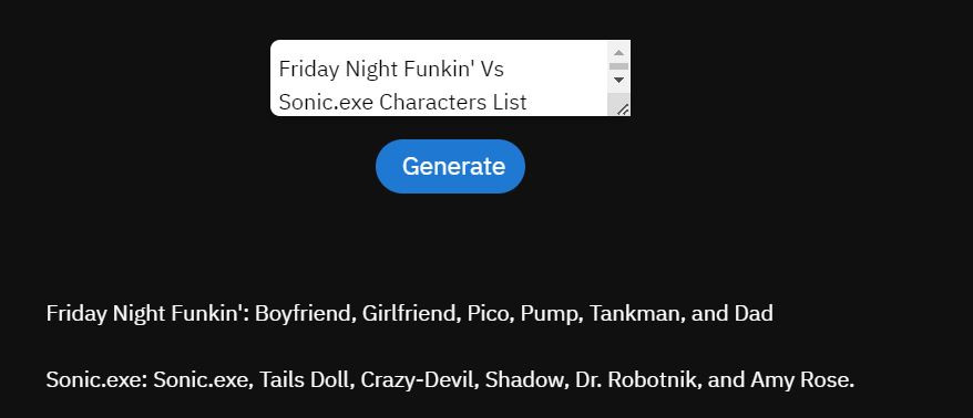 Vs Sonic.exe