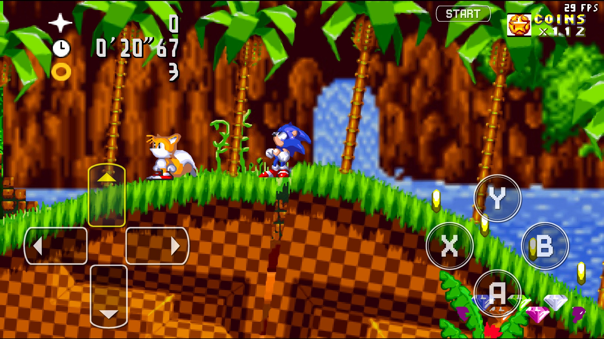 Green Hill Zone (Modern, Genesis-Style) Background [Sonic 3 A.I.R.] [Mods]