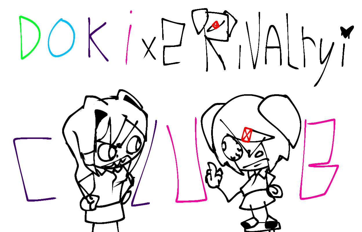 Friday Night Funkin' : Doki Doki Rivalryi Club-old