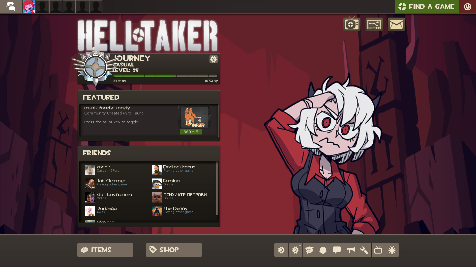 Helltaker X TF2 Logo [Team Fortress 2] [Mods]