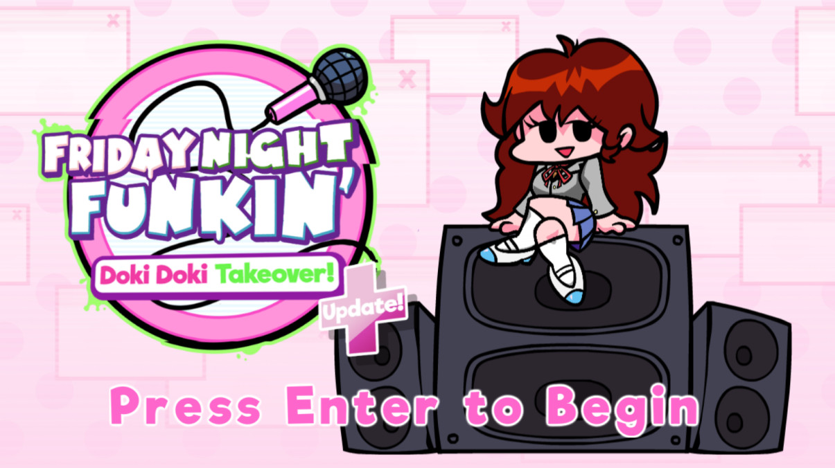 FNF Doki Doki Takeover Plus! - Play Online on Snokido