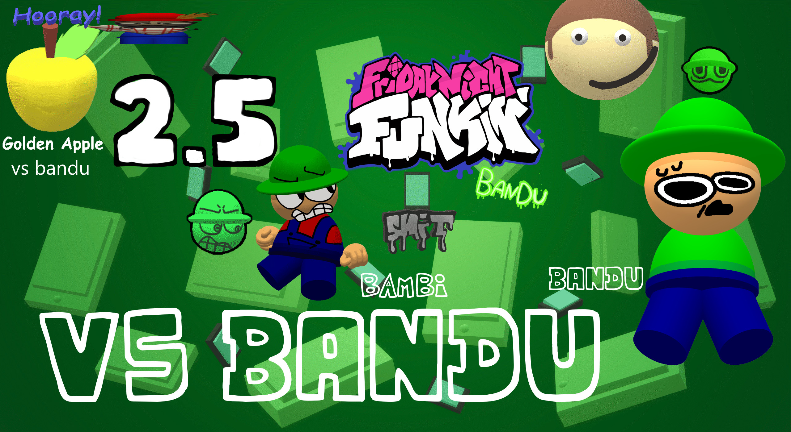 Download Bandu FNF Mods Dave & Bambi android on PC