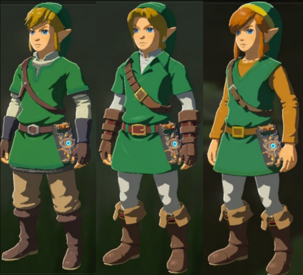 Matching Green Tunics [The Legend of Zelda: Breath of the Wild (Switch ...