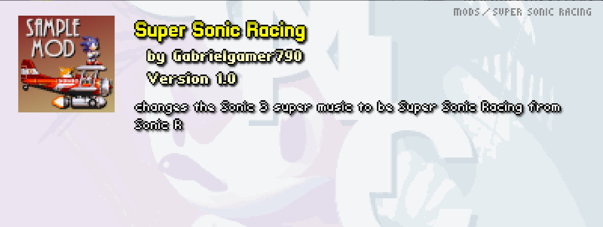 SUPER SONIC RACING - A música mais legal de Sonic R?