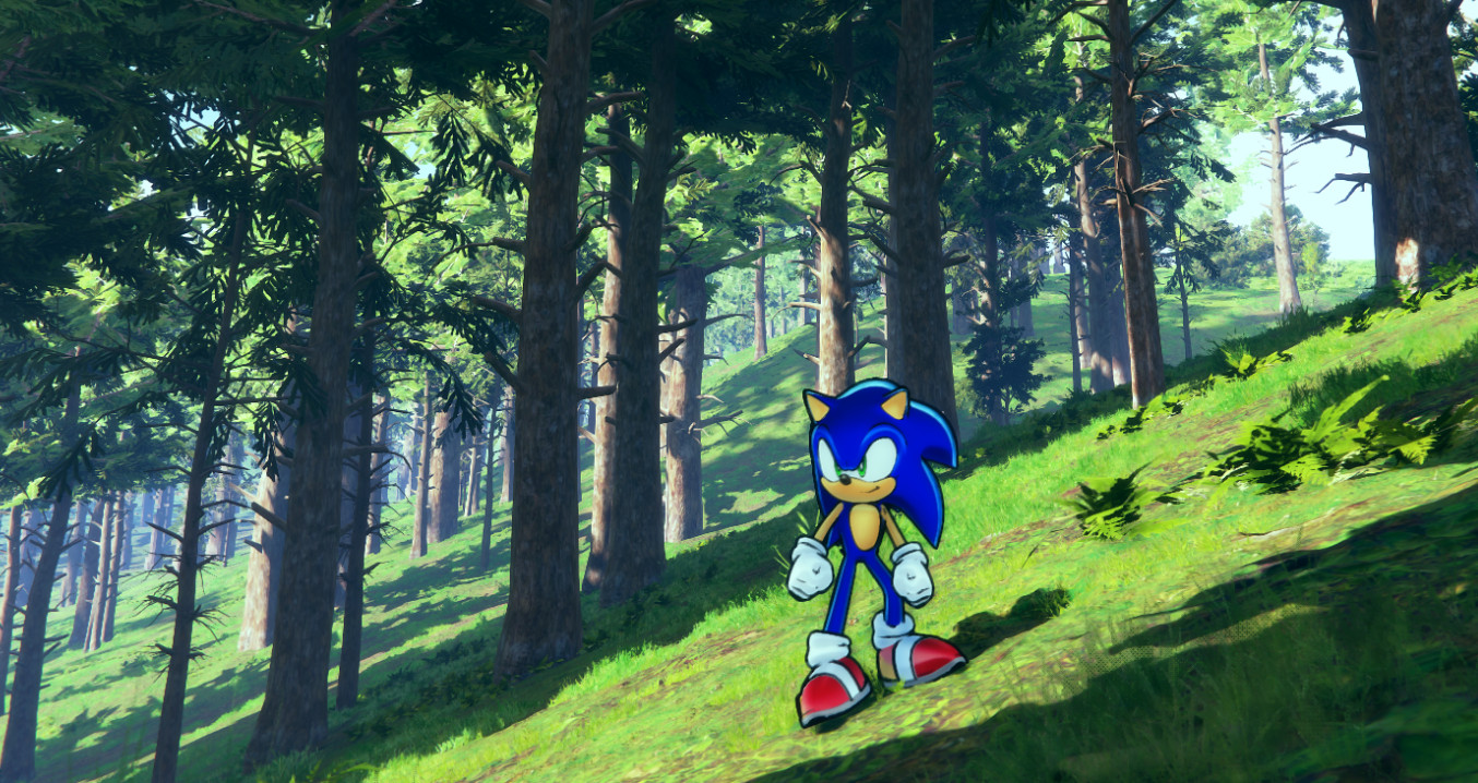 2D Illustration Shader Sonic 1.1 [Sonic Frontiers] [Mods]