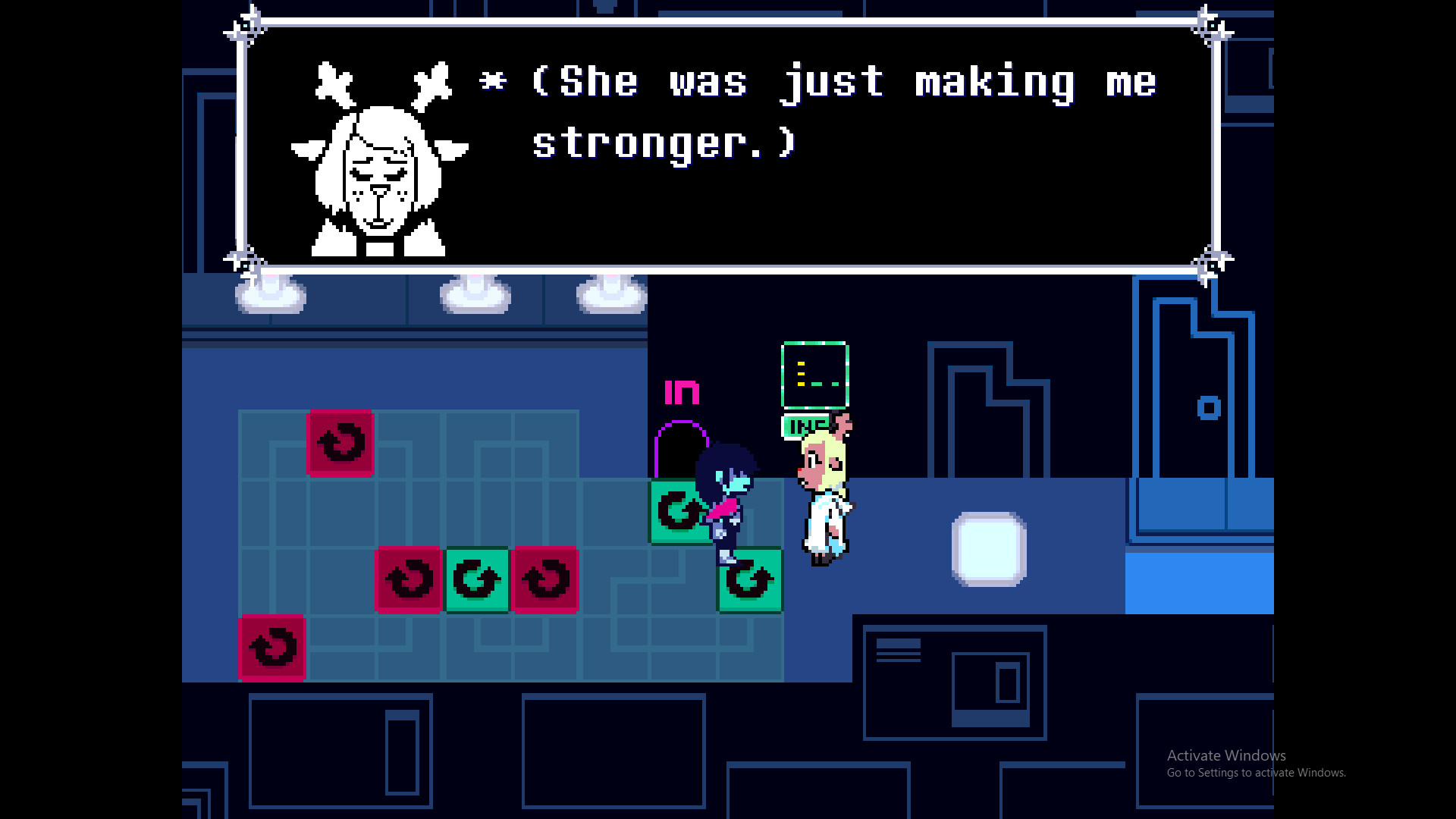 Deltarune except Kris has Female Pronouns [Deltarune] [Mods]