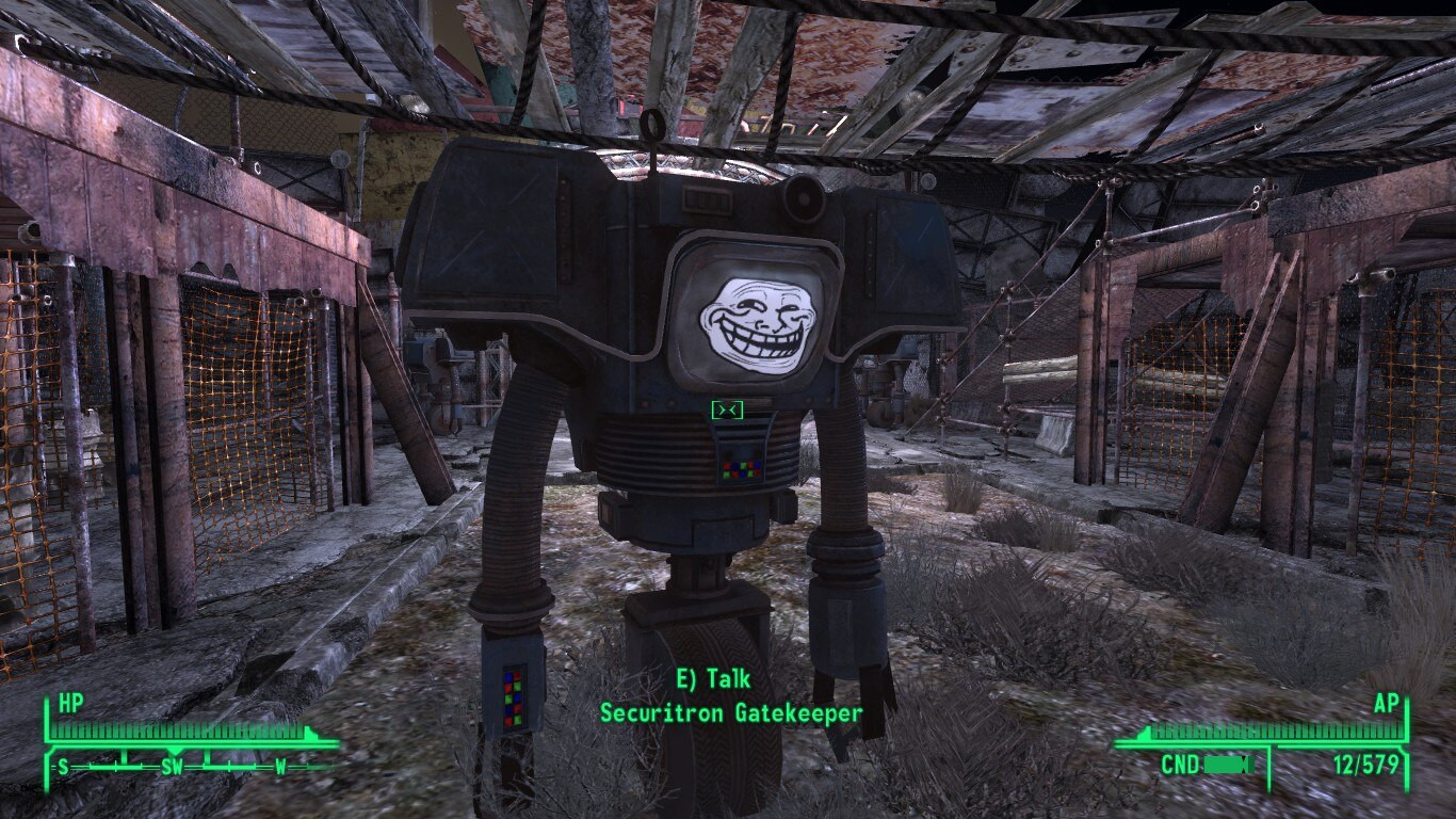 Trollface Securitrons [Fallout New Vegas] [Mods]