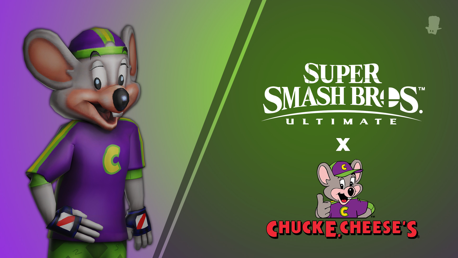 Chuck E. Cheese (Chuck E. Cheese's Sports Game) [Super Smash Bros ...