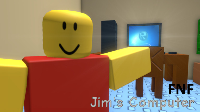 FNF Jim's Computer | Shelter In Place Mod for Friday Night Funkin ...