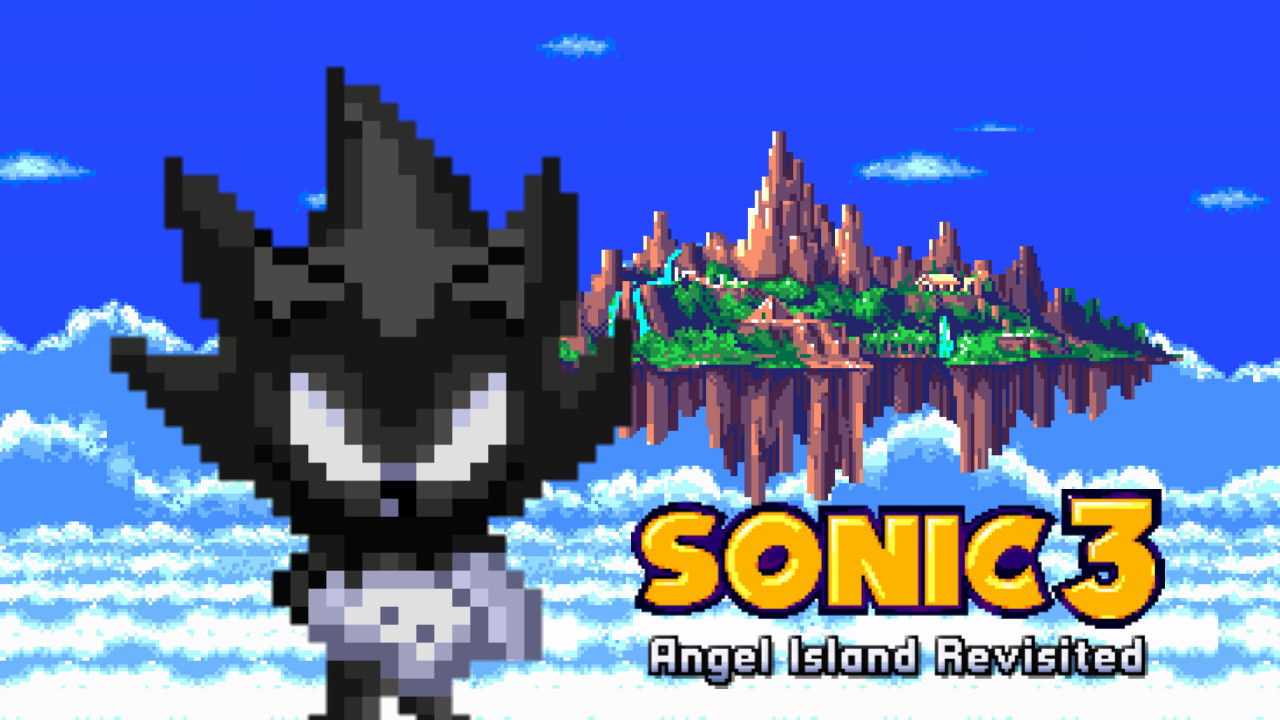 Semi and Super Dark Sonic IN SONIC 3 AIR [Sonic 3 A.I.R.] [Works In  Progress]