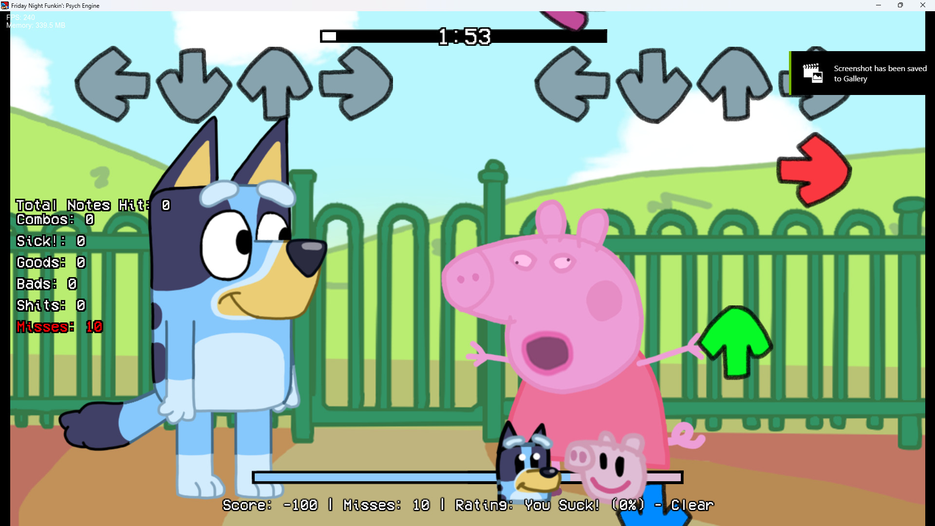 Bluey Vs Peppa Pig High Effort 2.2! [Friday Night Funkin'] [Mods]