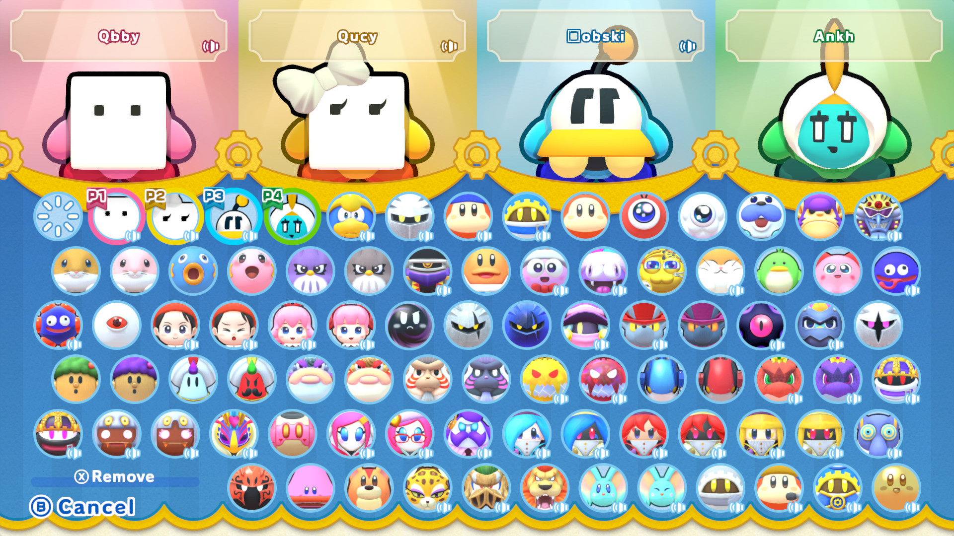 BoxBoy + Part Time UFO Masks [Kirby's Return to Dreamland Deluxe] [Mods]