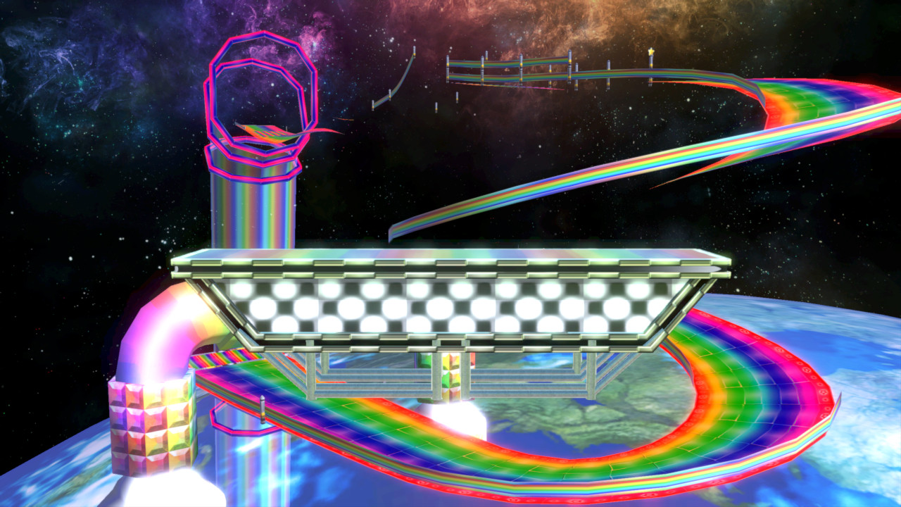 GCN Rainbow Road [Super Smash Bros. Ultimate] [Mods]