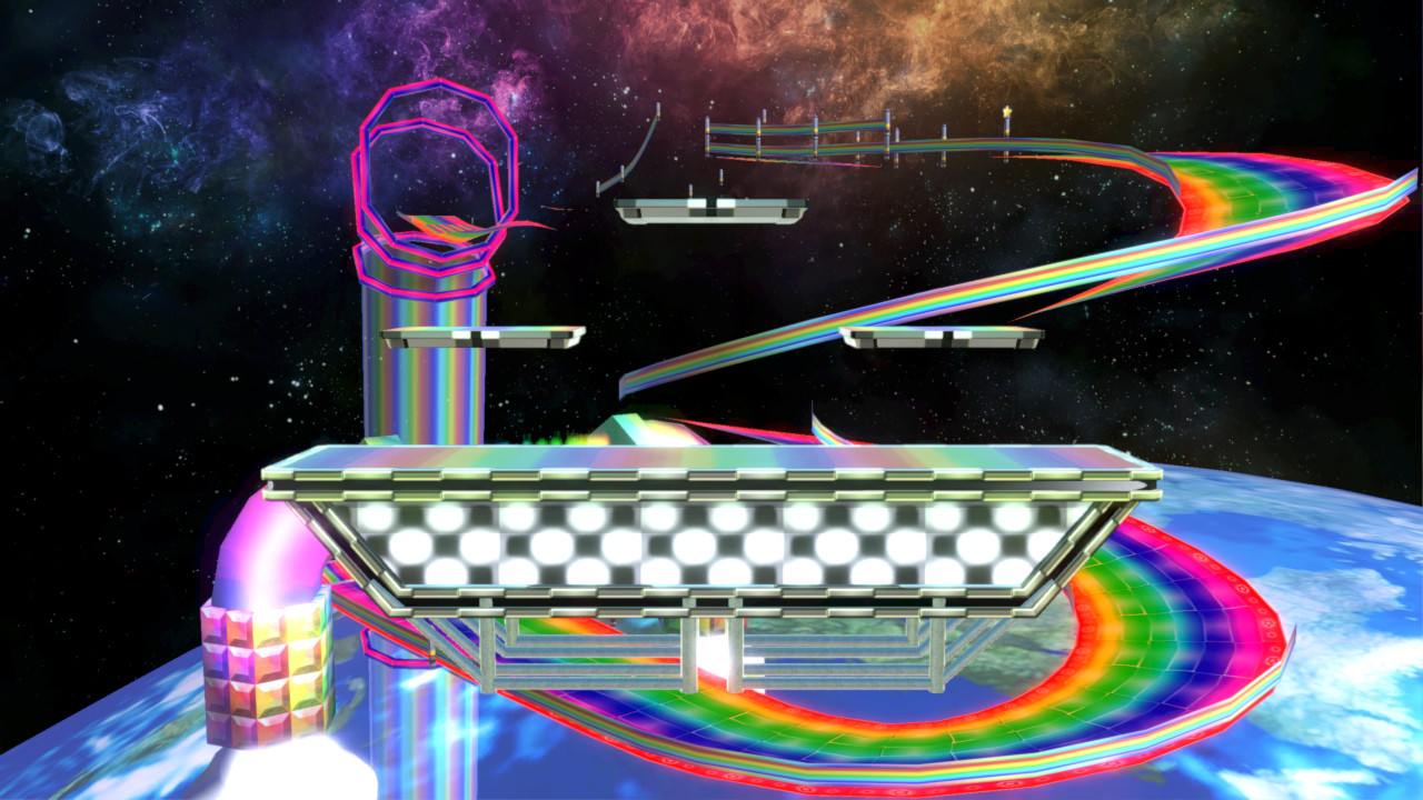 GCN Rainbow Road [Super Smash Bros. Ultimate] [Mods]