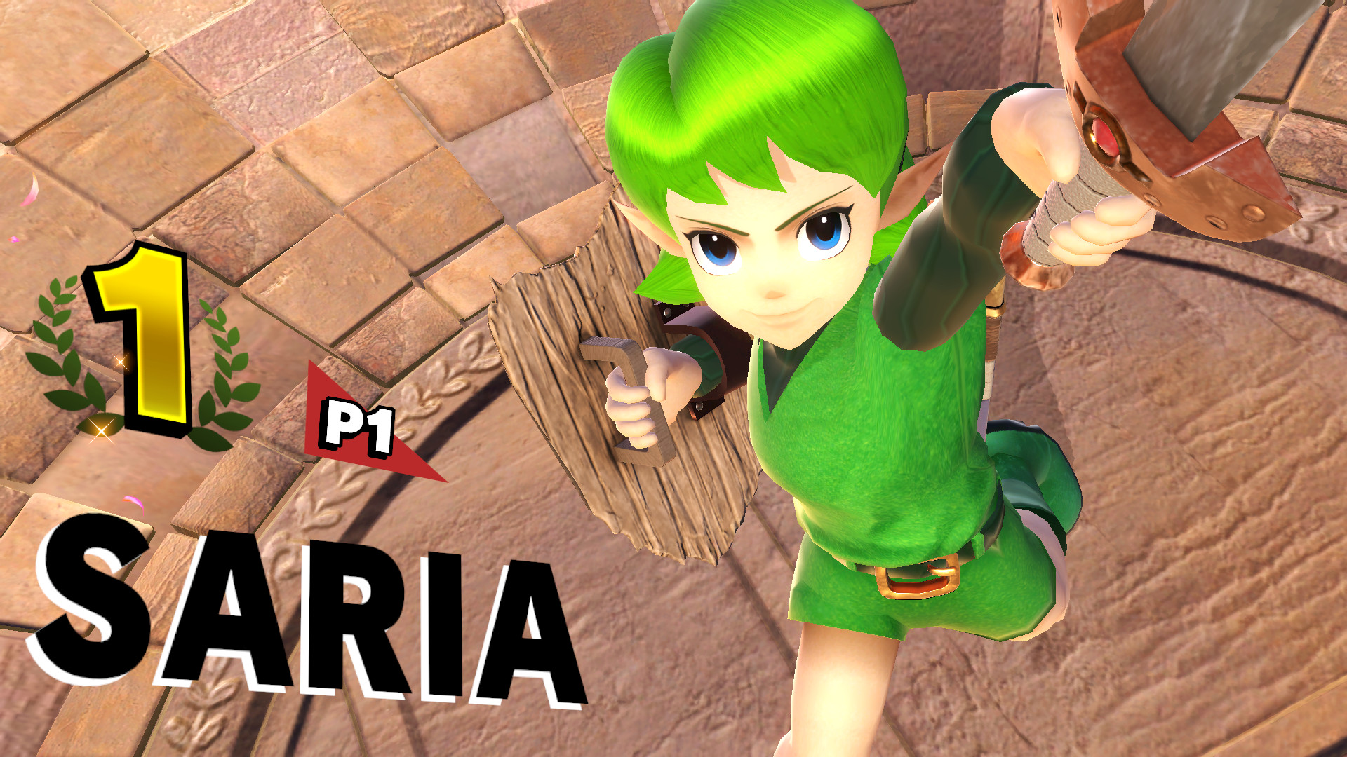 Saria Over Young Link [Super Smash Bros. Ultimate] [Mods]