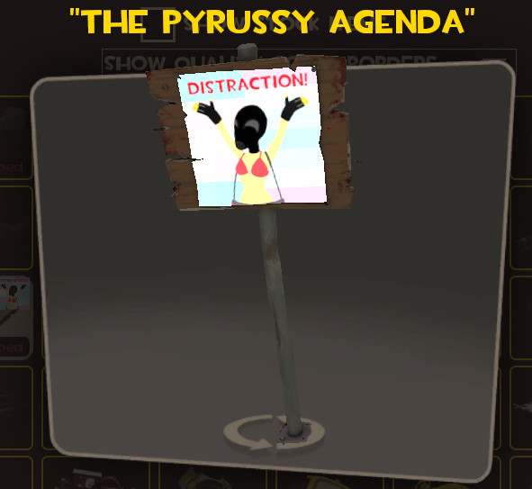 Pyro Distraction Conscientious Objector