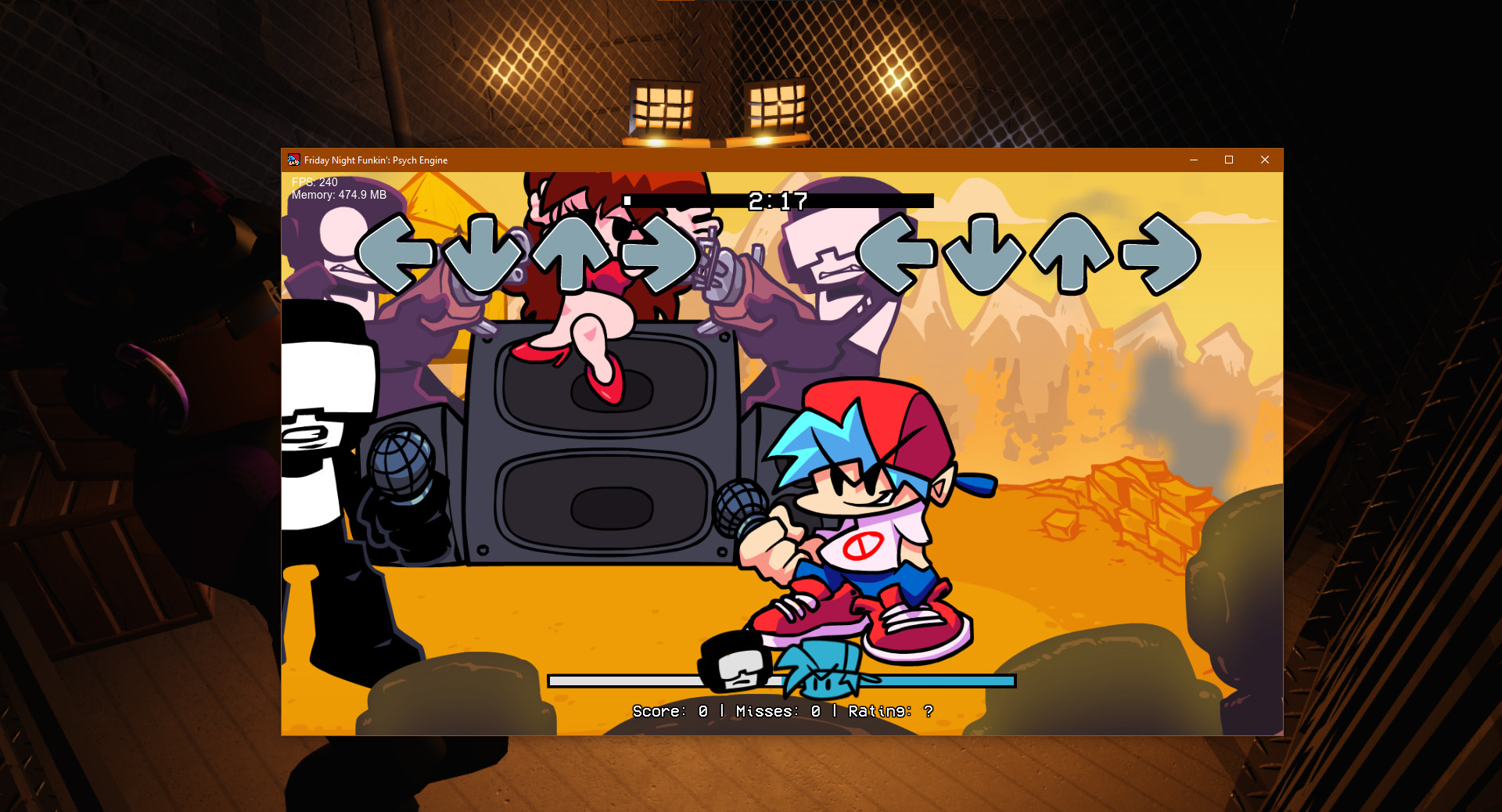 Window moving with arrows script Mod for Friday Night Funkin' | FNF Mods