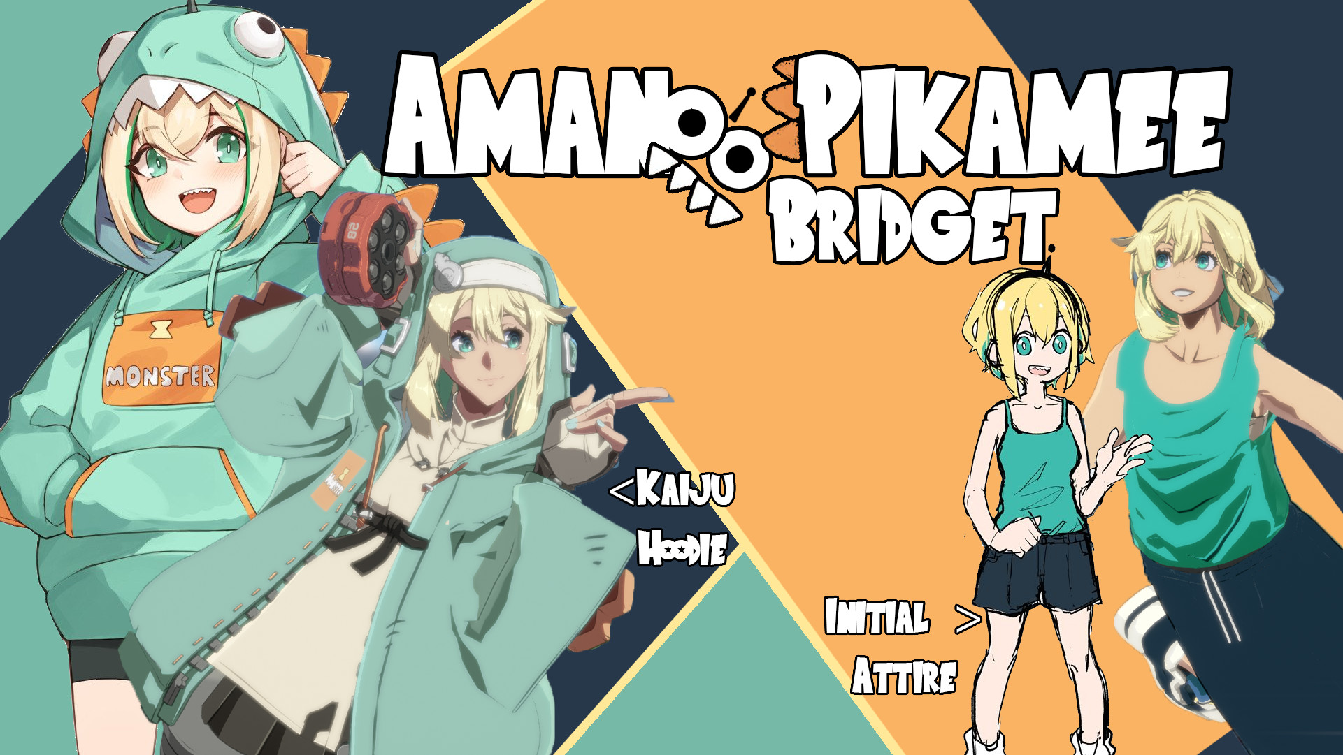 Amano Pikamee - Bridget Color [GUILTY GEAR -STRIVE-] [Mods]