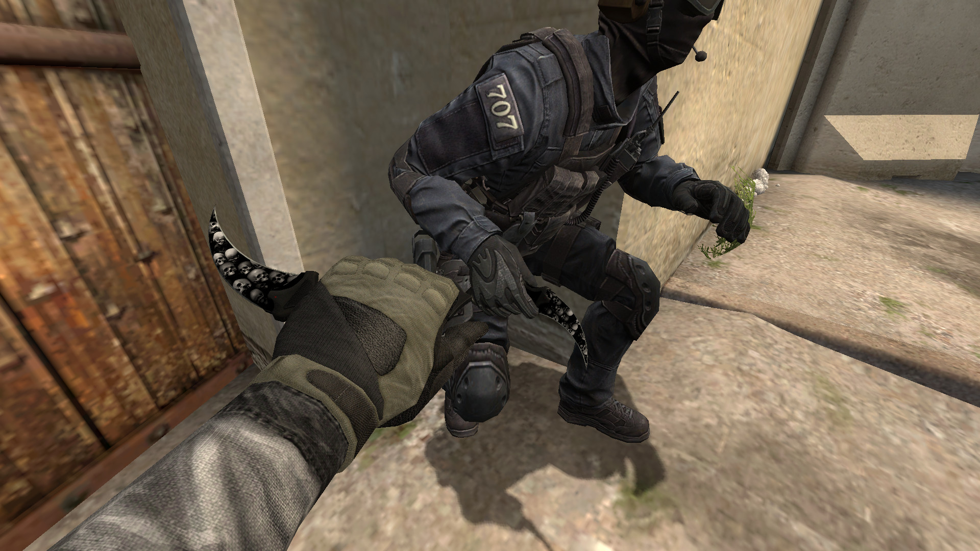 Skulls Karambit Mod for Counter-Strike: Source | CS:S Mods