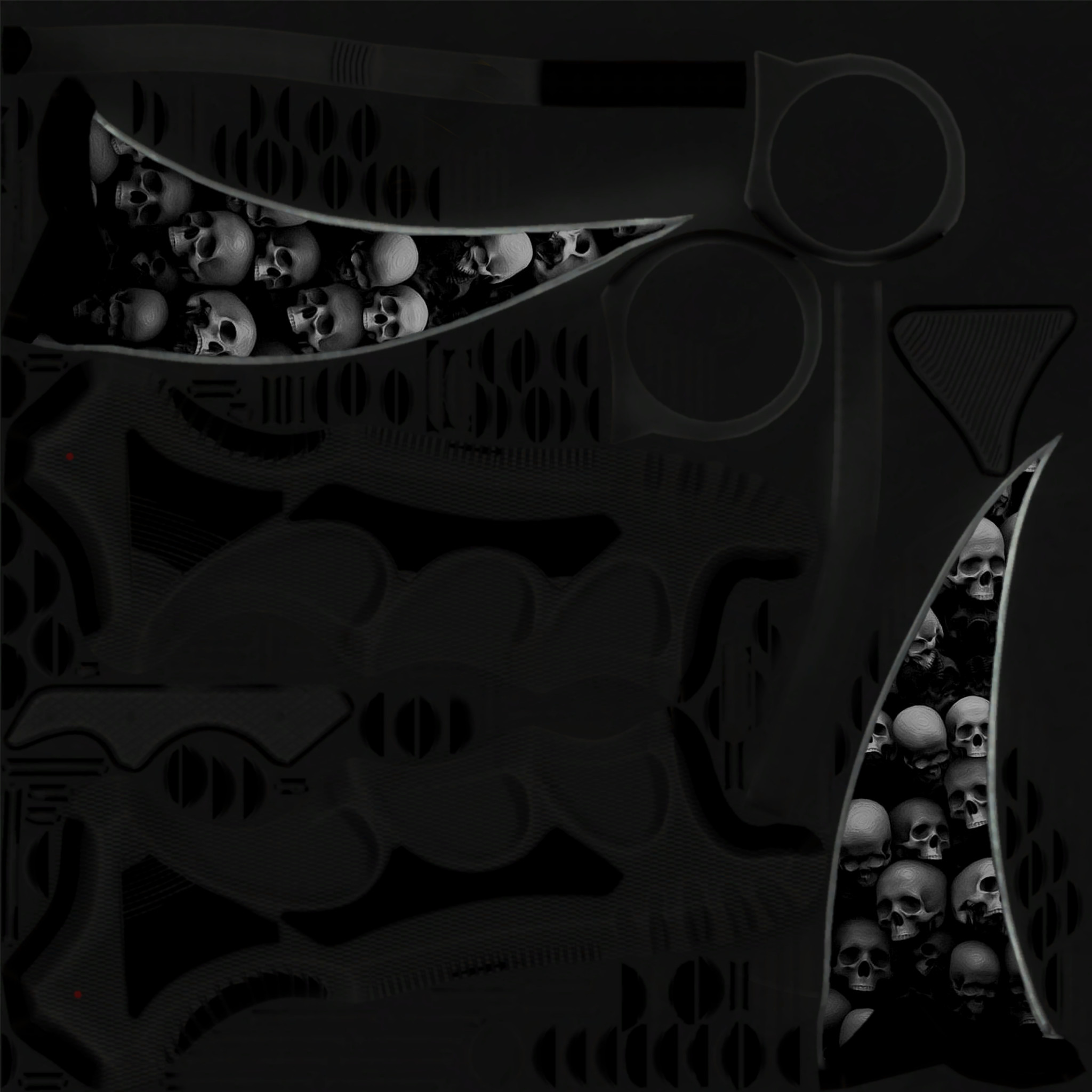 Skulls Karambit Mod for Counter-Strike: Source | CS:S Mods