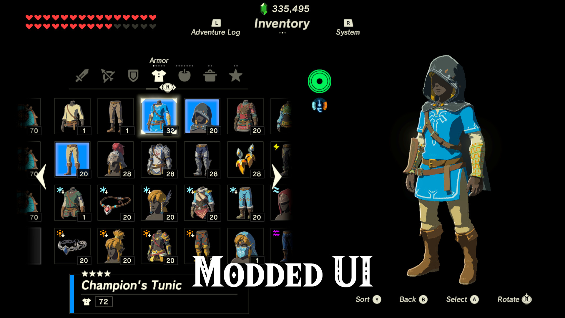 Modder's Resource] Armor Icon Helper [The Legend of Zelda: Breath