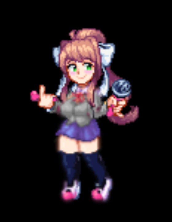 Thicc Monika V2 [friday Night Funkin] [mods]