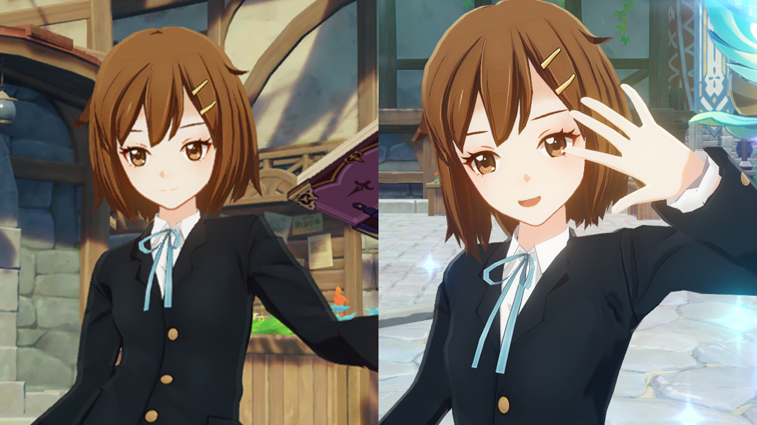 K-ON! Yui Hirasawa in Yakuza 0 Mod 