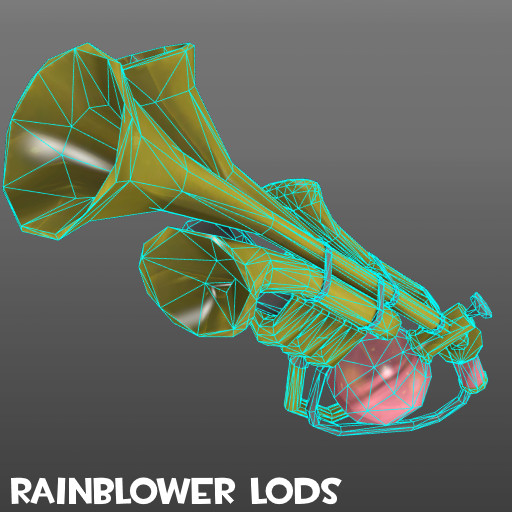 Rainblower LODs